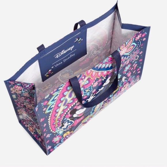 Vera Bradley Disney Mickey reusable tote shopping bag - Picture 3 of 3